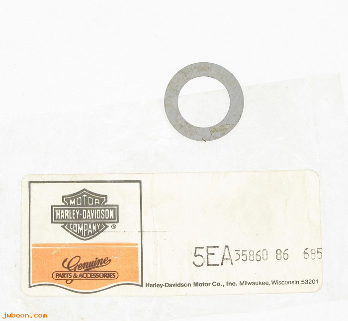   35860-86 (35860-86): Spacer, countershaft  .055" - NOS - Sportster XL '86-'90