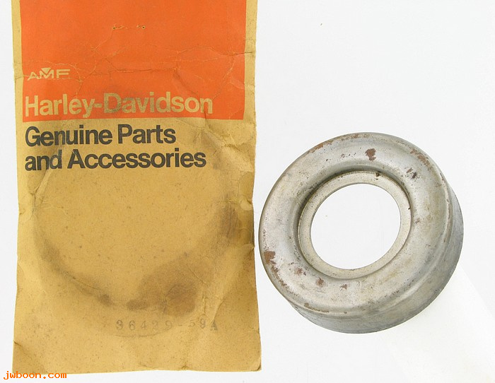   36429-59A (36429-59A): Spring cup,outer/rear flange,NOS - Golf car. Snowmobile 71-73.AMF