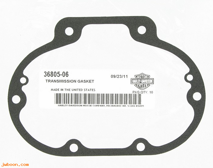   36805-06 (36805-06): Gasket - transmission side cover - NOS - FXD, Dyna.  Twin Cam