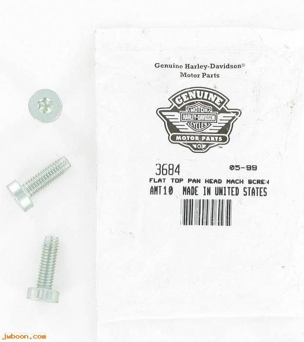       3684 (    3684): Screw, 5/16"-18 x 1" Torx flat top pan head - thread cutting