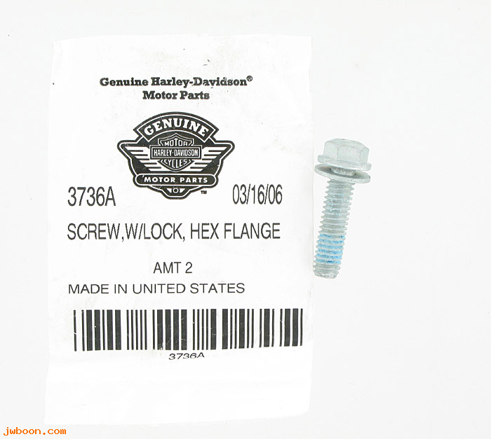       3736A (    3736A): Screw, 5/16"-18 x 1-1/4" hex socket flange hex head - NOS