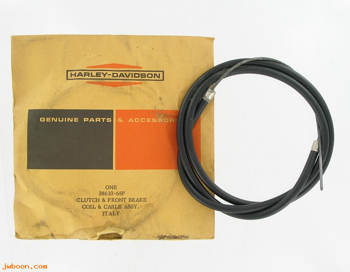   38610-68P (38610-68P): Clutch / brake cable assy. - NOS - Rapido,ML,MLS 125 '68-early'69
