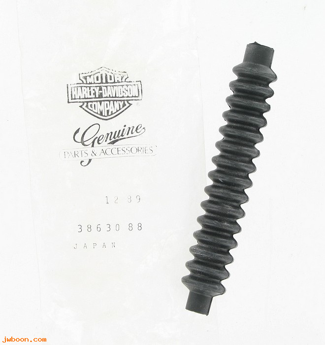   38630-88 (38630-88): Boot - clutch cable - NOS - FXR's '88-'94. Softail FXST. FXD '92-
