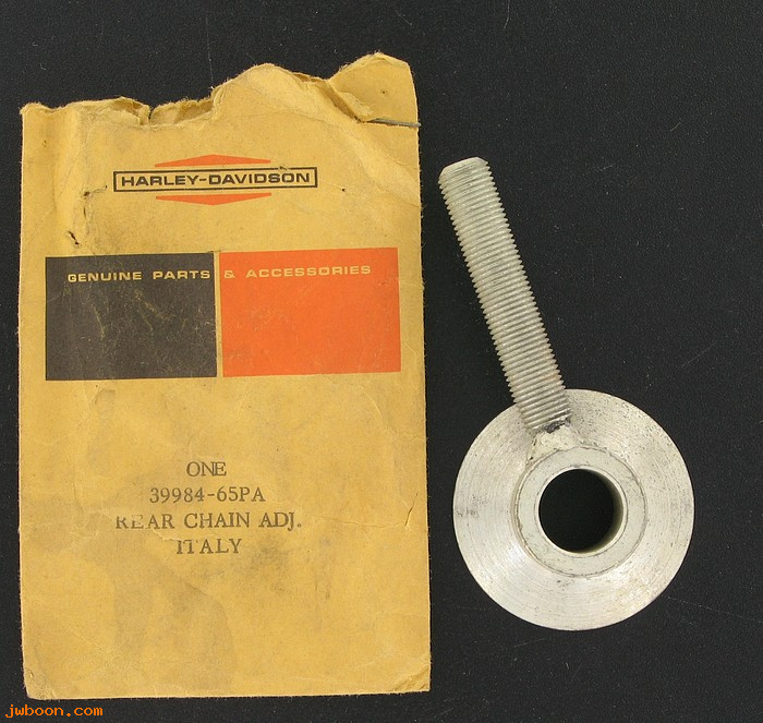  39984-65PA (39984-65PA): Rear chain adjuster - NOS - Aermacchi Sprint SS 67-69. CRTT 66-67