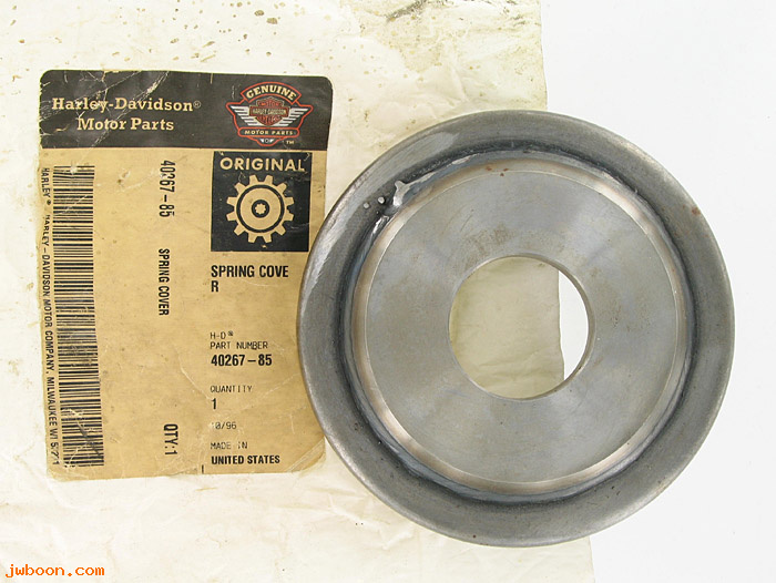   40267-85 (40267-85): Retainer & cover, with spring washers - NOS - FLT, FXR 85-90