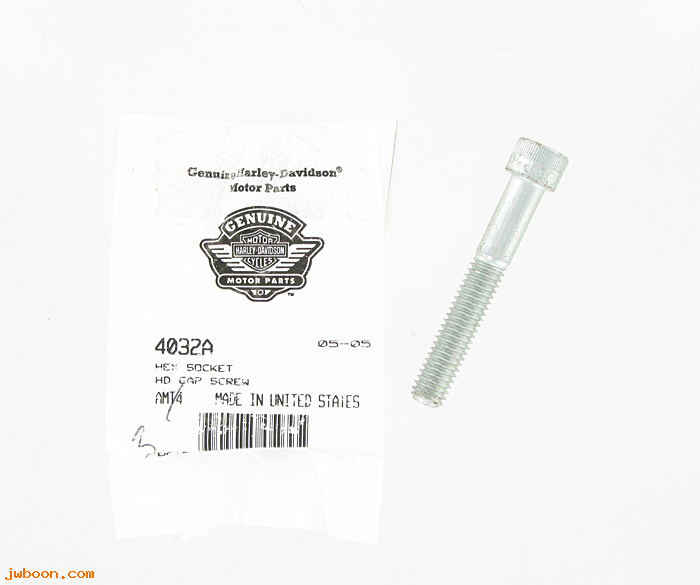       4032A (    4032A): Screw, 3/8"-16 x 2-1/2" hex socket head - grade 8 - NOS - XL's