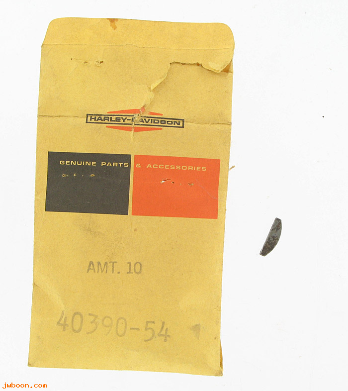   40390-54 (40390-54): Key, sprocket shaft - NOS - KH, Sportster Ironhead XL late'54-'71