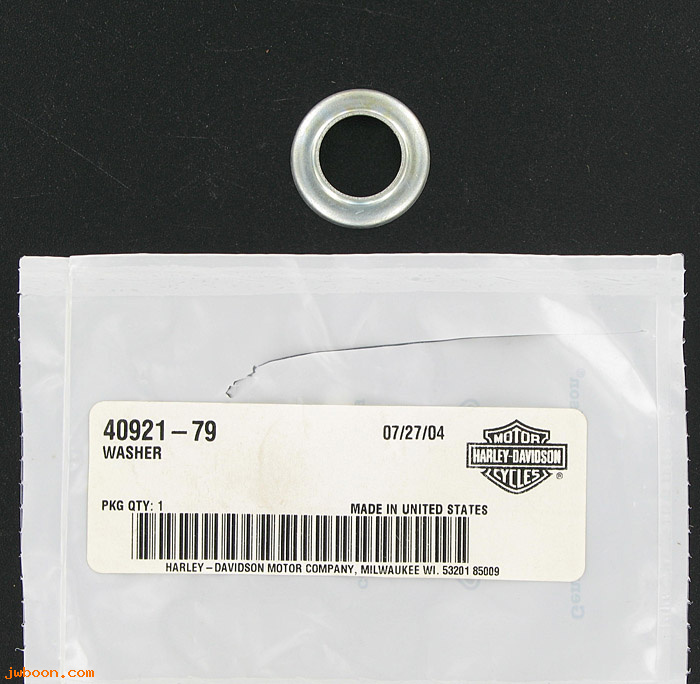   40921-79 (40921-79): Washer, brake rod spring / brake return - NOS - XL. FLT. FXR