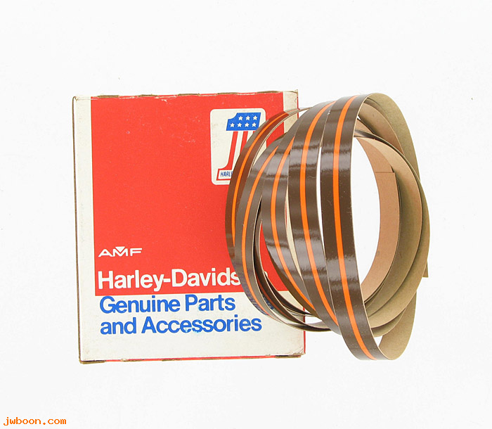   41056-78 (41056-78): Decal / Pin striping, orange on brown - 59" - NOS - XL, XLCH 1978