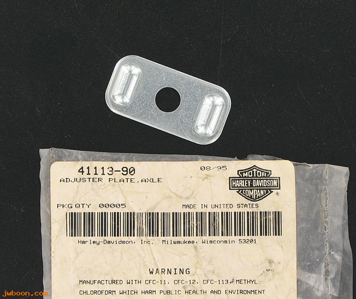   41113-90 (41113-90): Adjuster plate - NOS - FXD, Dyna '91-'05
