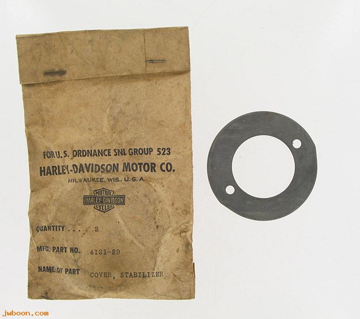    4121-29 (44342-29): Cover, stabilizer center plate - NOS - 750cc 30-52.SinglesC 30-34