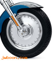   41312-04 (41312-04): Polished spun aluminum disc wheel - 16" front - NOS - '00-'06