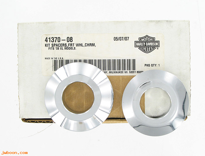   41370-08 (41370-08): Front wheel spacer kit - tapered - NOS - Sportster XL