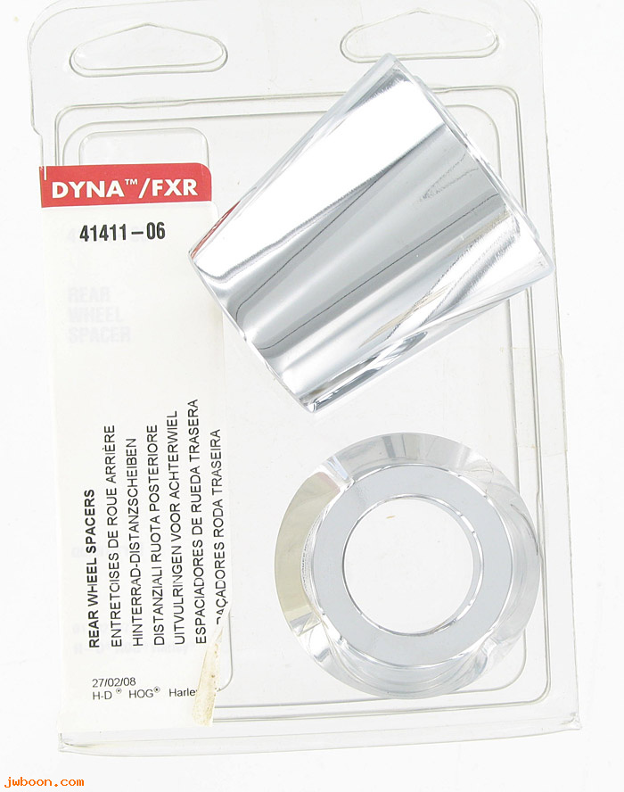   41411-06 (41411-06): Rear wheel spacer kit - tapered - NOS - FXD, Dyna '06-'07