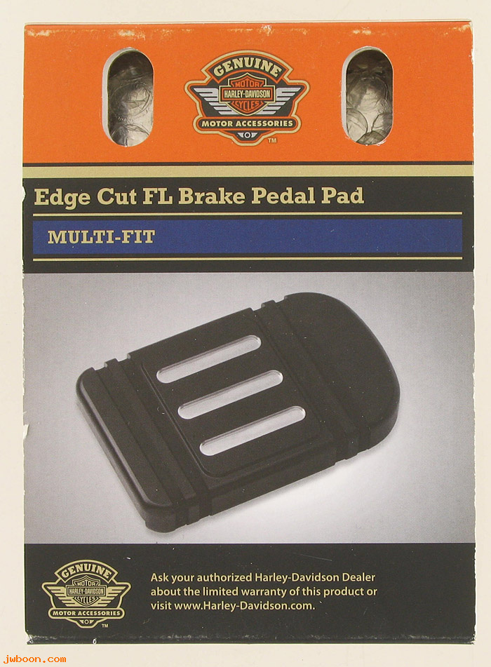   41449-10 (41449-10): Brake pedal pad - Edge cut - NOS