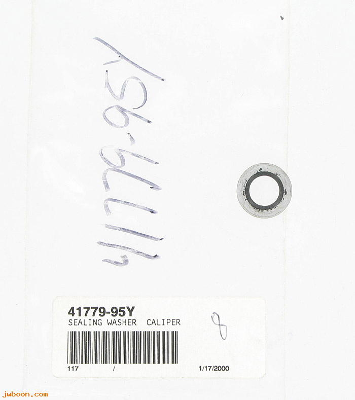   41779-95Y (41779-95Y/ 41731-88A): Sealing washer, caliper - NOS - Buell S1 96-97. S3 1997