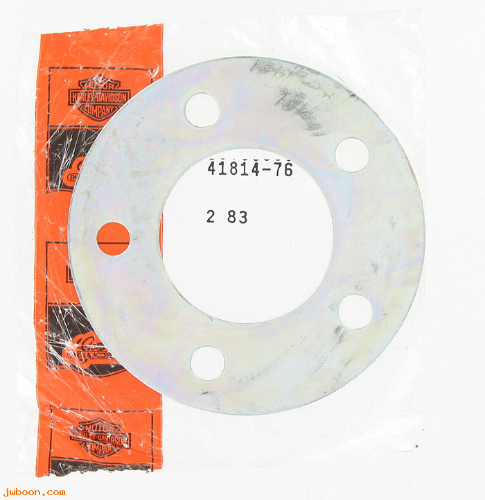   41814-76 (41814-76): Plate,brake disc;use to realign rotor to caliper-NOS-FL L76-84.FX