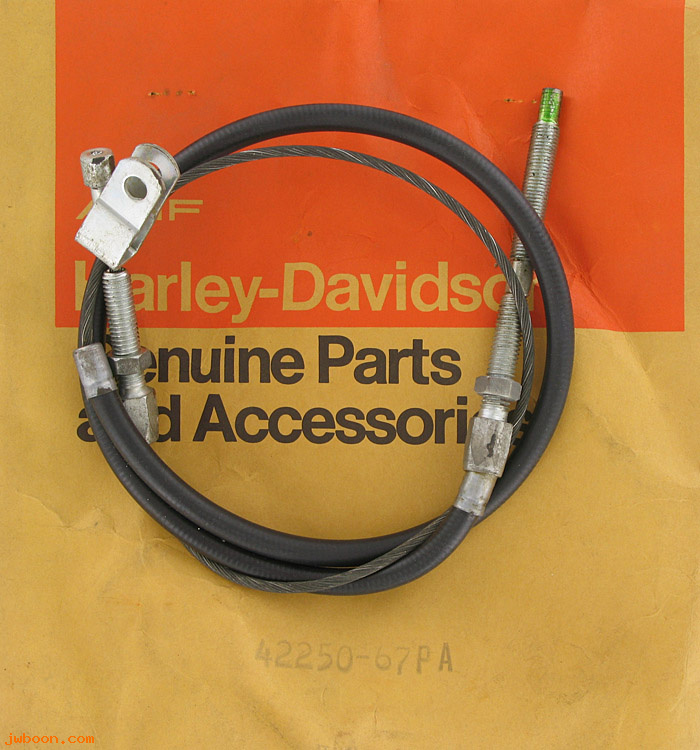   42250-67PA (42250-67PA): Rear brake control cable - NOS - Aermacchi Sprint SS '67-'68