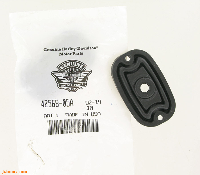   42568-05A (42568-05A): Gasket - rear master cylinder cover - NOS - Touring 06-07.FXD 06-