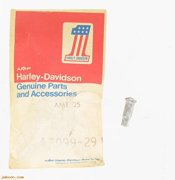   43099-29 (43099-29 / 3947-29): Spoke nipple - sold only with spokes - NOS - XL's 73-78. FX 71-76
