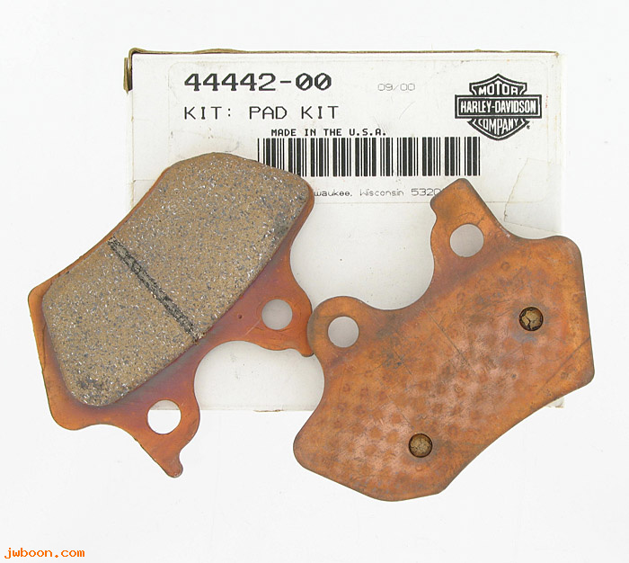   44442-00 (44442-00): Brake pads - rear - NOS - FXSTD Softail Deuce '00-'02