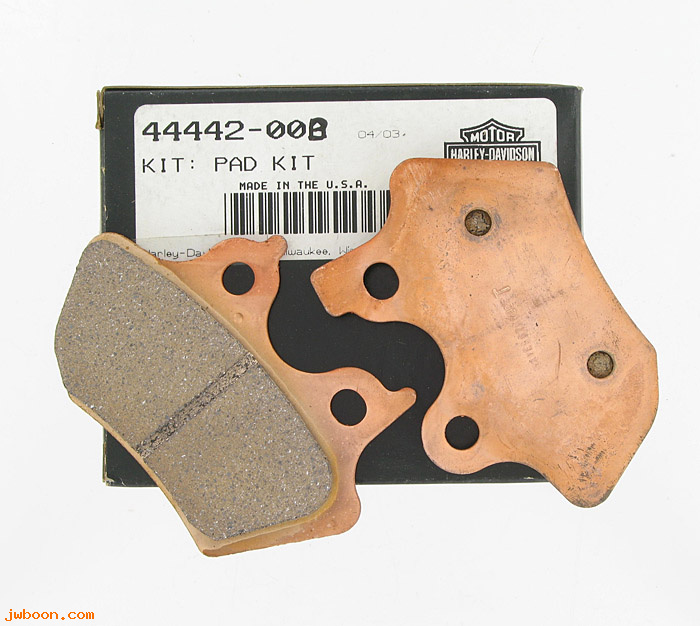   44442-00A (44442-00A): Brake pads - rear - NOS - FXSTD Softail Deuce '00-'04
