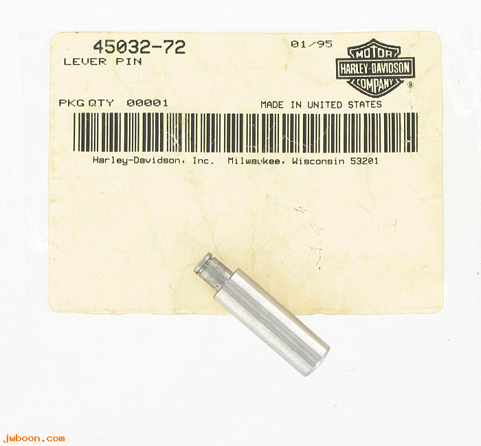   45032-72 (45032-72): Pin, master cyl pivot hand lever - NOS - FL 72-81.XL,FX 73-81.FLT