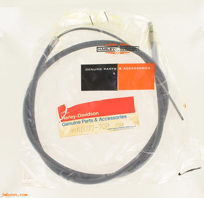   45077-70P (45077-70P): Clutch cable assy. - NOS - Sprint,SS,SX 350 '73-'74. SXT 125 1975