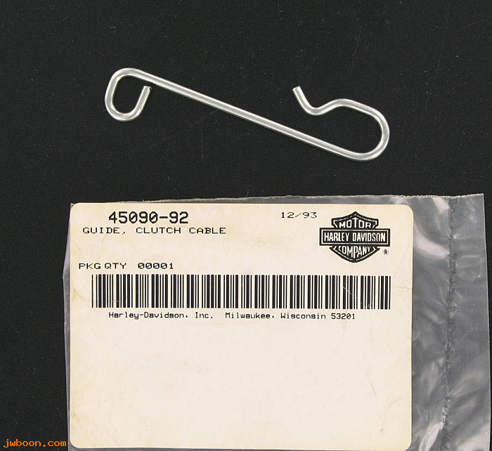   45090-92 (45090-92): Guide - clutch cable - NOS - FXR, FXD 92-94,Super Glide,Low Rider