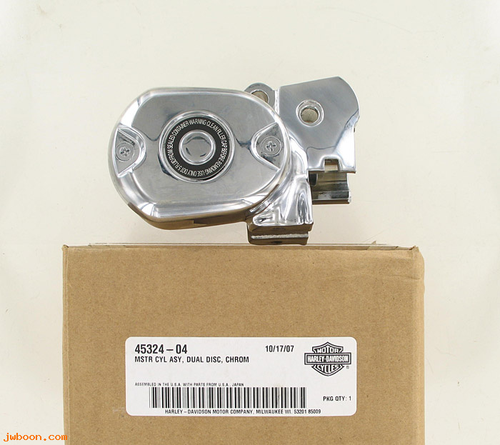   45324-04 (45324-04): Master cylinder assembly - dual disc - NOS - Sportster, XL
