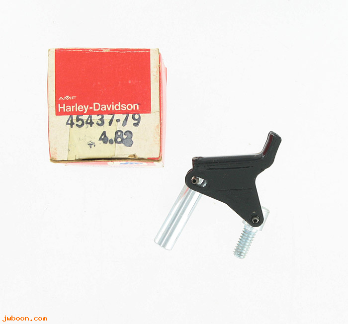   45437-79 (45437-79): Lever assy. - fork lock - NOS - Tour Glide FLT 1980. Shovelhead