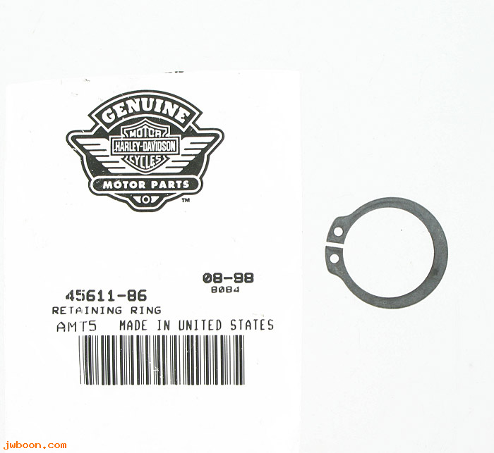   45611-86 (45611-86): Retaining ring, neck post - NOS - Big Twins '87-up. Sportster XL