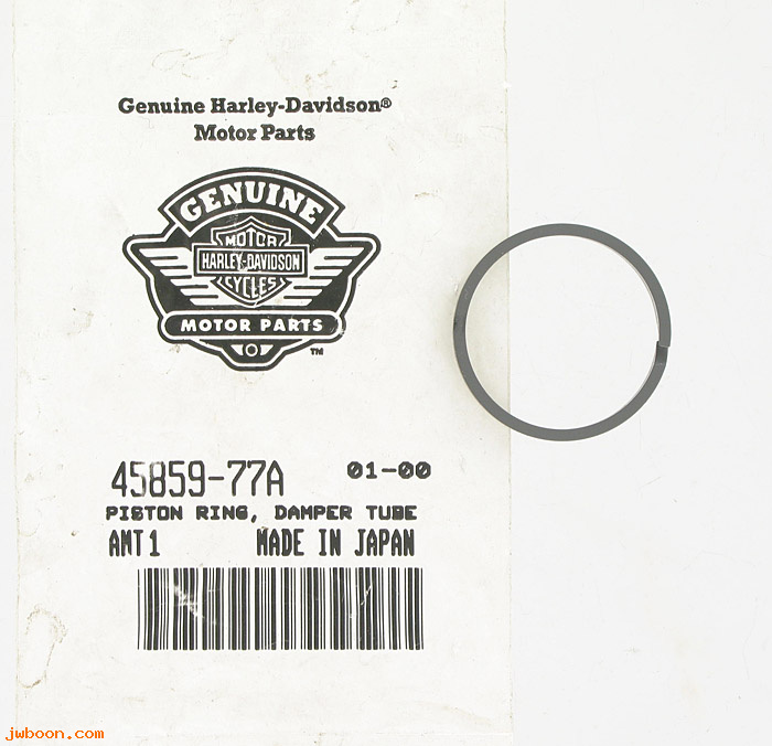   45859-77A (45859-77A): Piston ring - damper tube - NOS - FL L'77-'84. FLT '80-'96. FXST