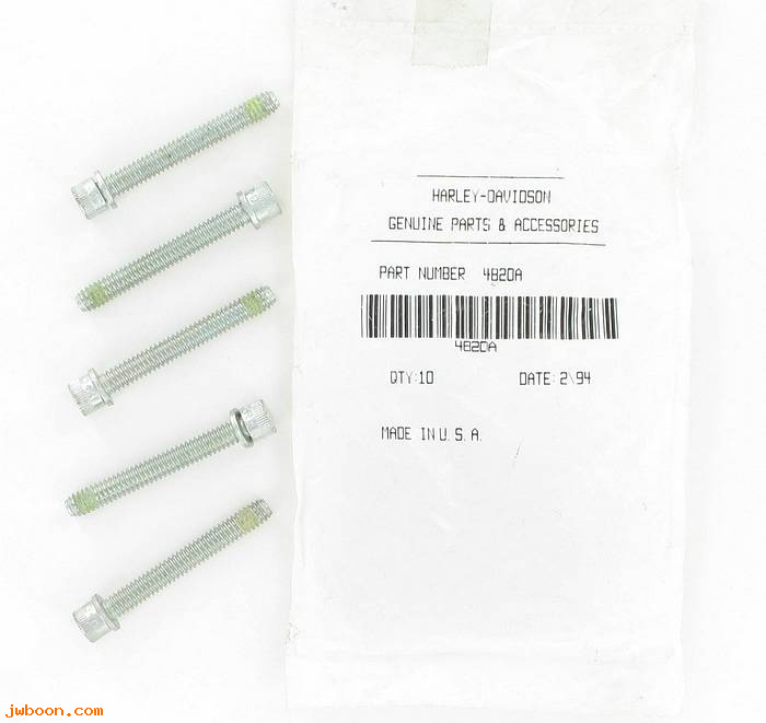       4820A (    4820A): Screw, 1/4"-20 x 2" hex socket head - grade 8, sems - NOS - XL's