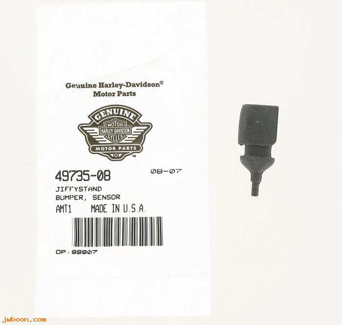   49735-08 (49735-08): Jiffy stand bumper - sensor - NOS - Sportster, XL's, Nightster