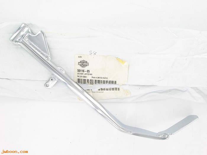   50116-05 (50116-05): Leg - jiffy stand - NOS - Sportster XL '06