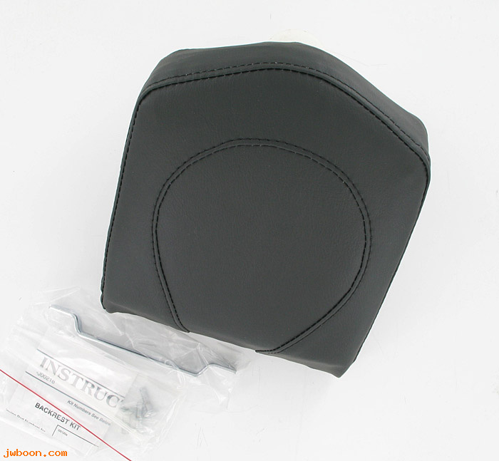   52938-97 (52938-97): Backrest pad-top stitch pattern, custom, low - NOS - Sportster XL