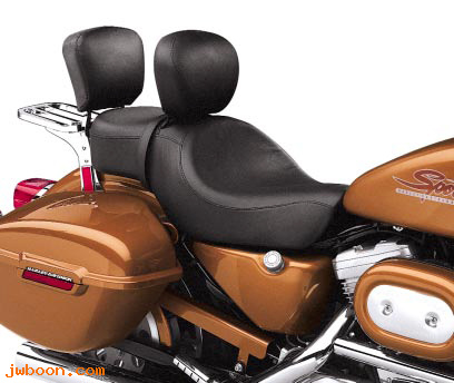   53039-01 (53039-01): Seat with adjustable rider backrest - NOS - Sportster XL '94-'03