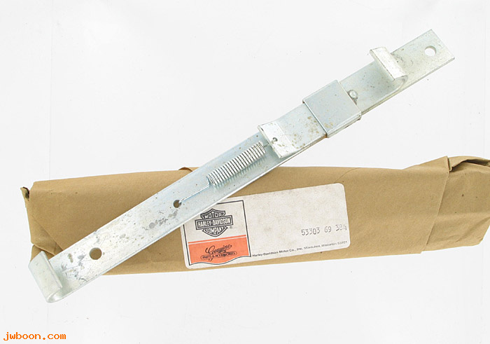   53303-69 (53303-69): Box bracket - left   Tour-pak - NOS - Touring FL '49-'82