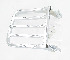   53862-00 (53862-00): Sport luggage rack 5-bar -NOS- Softail 00-05. FXD 06-17. XL 04-22