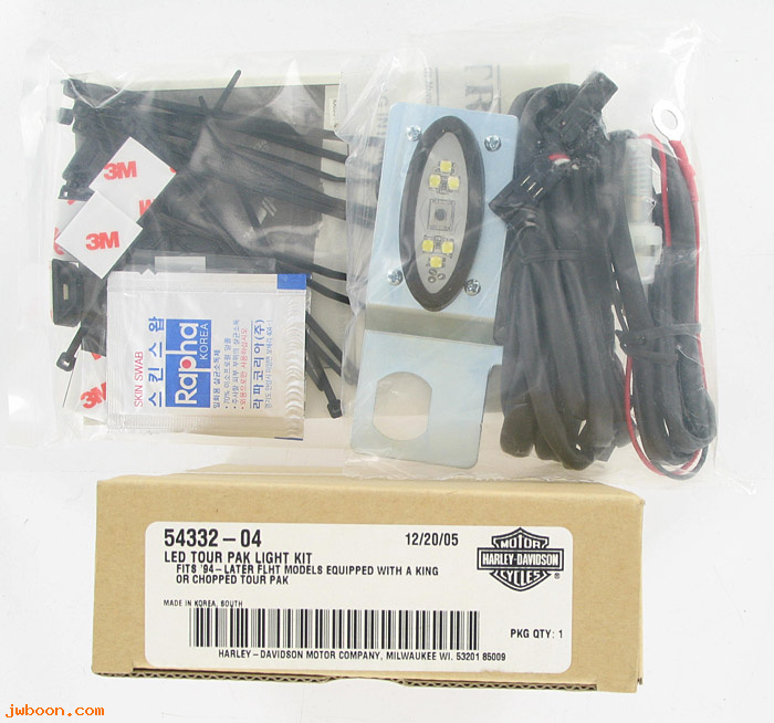   54332-04 (54332-04 / 54358-05): Tour-pak light kit - 1-piece - NOS - Electra Glide FLHT '94-