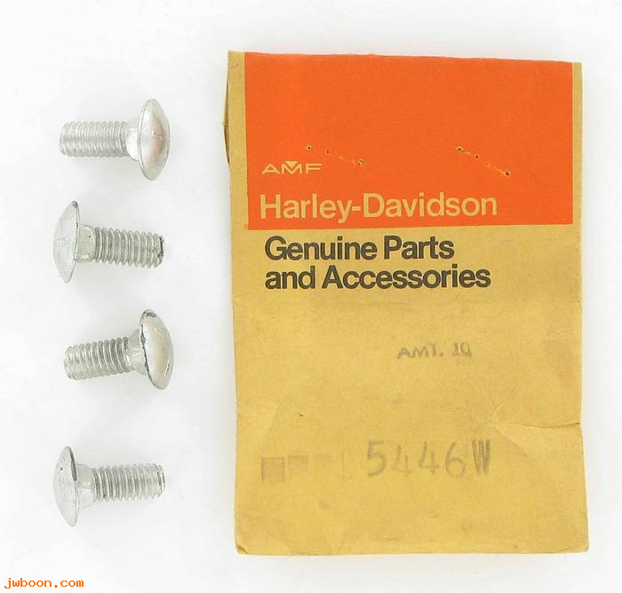       5446W (    5446W): Carriage bolt, 5/16"-18 x 3/4" - NOS - Snowmobile, AMF Harley-D