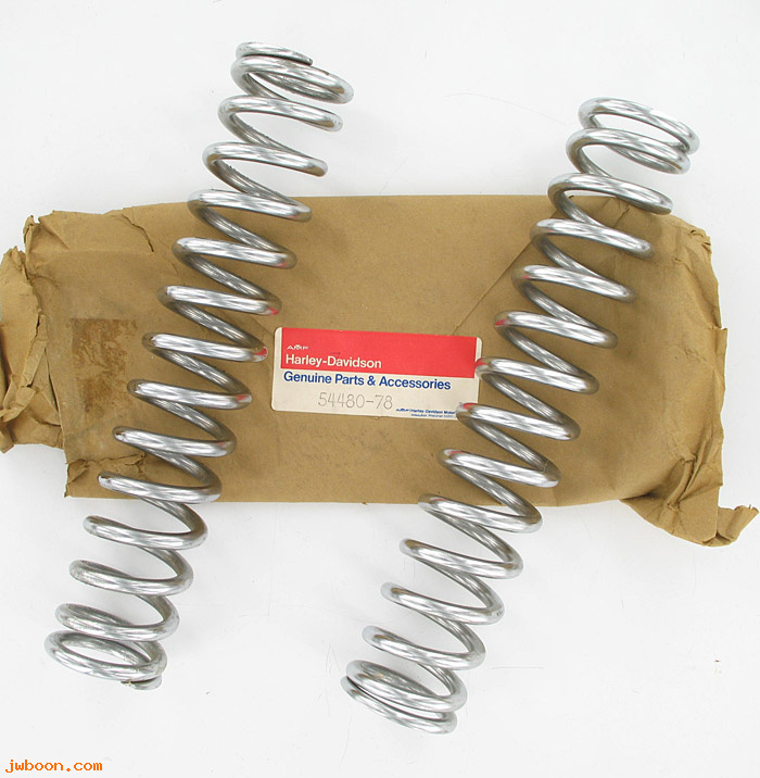   54480-78 (54480-78): Set of springs, shock absorber, heavy duty, 12"  NOS - XL 73-e77