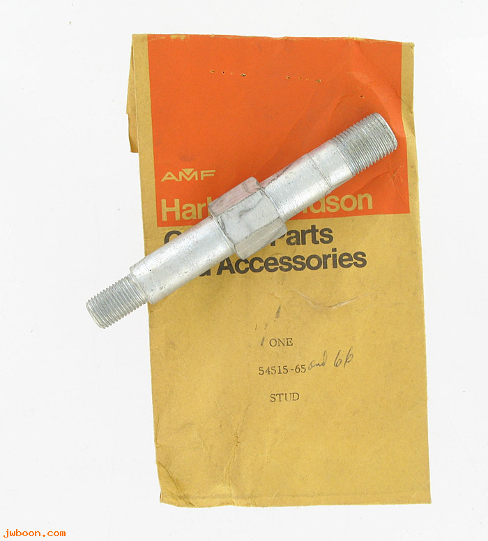   54515-65 (54515-65): Stud, shock absorber, upper - NOS - Electra Glide FL, FLH L65-66