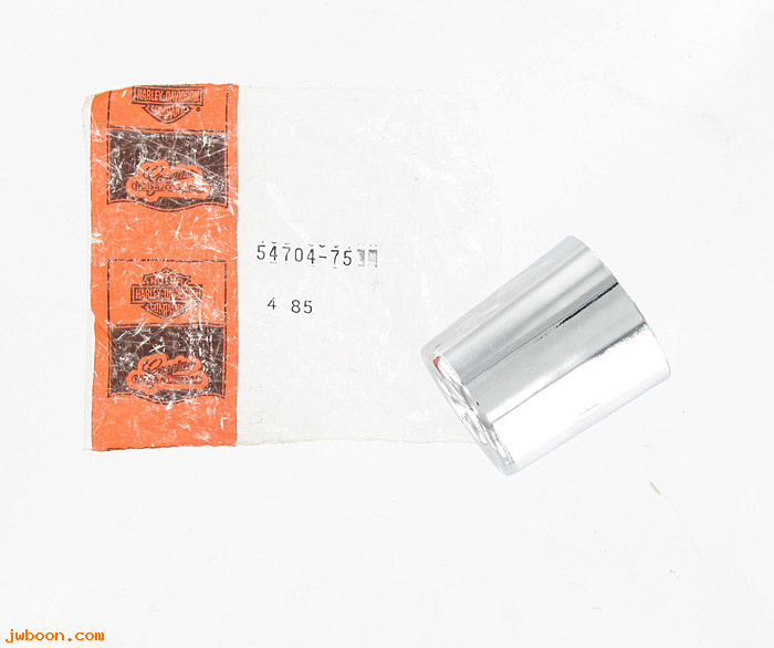   54704-75 (54704-75): Cover - shock absorber stud - NOS - Sportster XLH, XLCH '75-'78