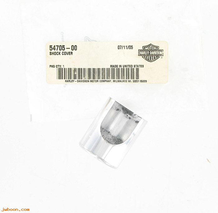   54705-00 (54705-00): Cover, shock absorber stud - NOS - Sportster XL '00-'03