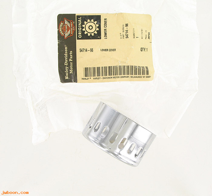   54714-96 (54714-96): Lower cover,shock absorber - NOS - Sportster XL1200 Sport '96-'03