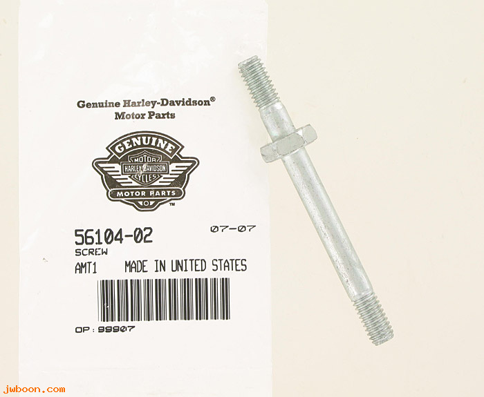   56104-02 (56104-02): Screw, rear turn signal - NOS - XL883C/L/N/R, XL1200C/L '02-