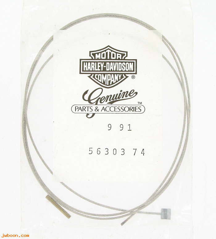   56303-74 (56303-74): Control wire&ferrule -NOS- FL 1975. Sportster XL 74-e76. FX 74-75