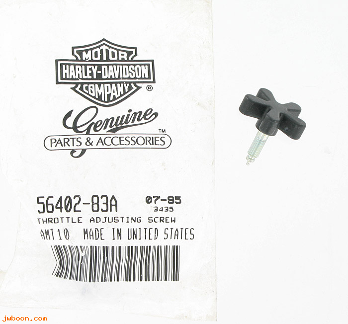   56402-83A (56402-83A): Adj.screw, throttle control clamp, NOS - XL 79-e84.FL 75-84.FXR